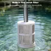 31 Inch Battery Powered Sprayer Wand Rechargeable Electric Sprayer Telescopic Wand with Hose 3 Mist Nozzles for Lawn and Garden