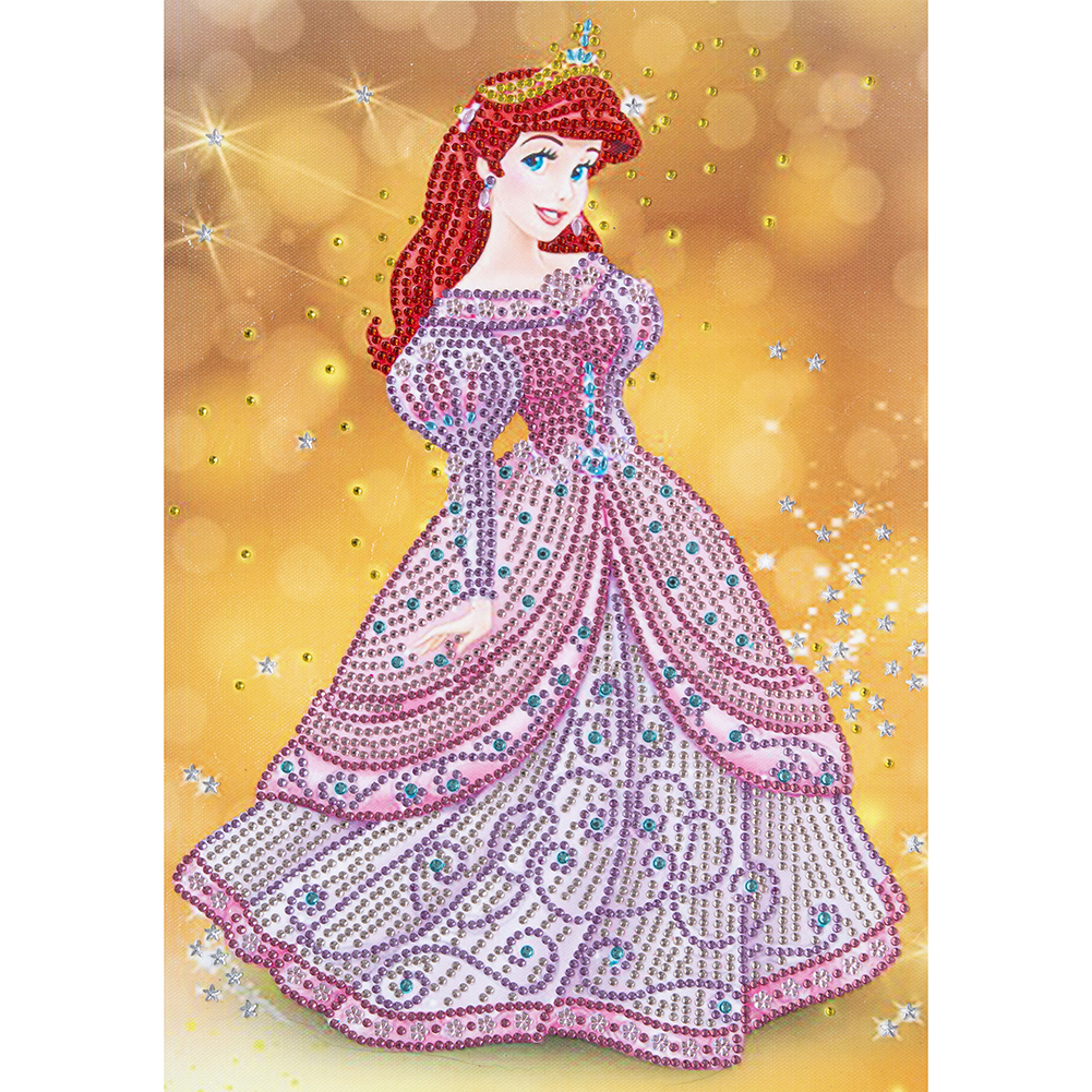 

Princess - Special Shaped Diamond Painting - 30*40CM, 501 Original