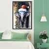 (40*60cm)Christmas Elephant - Full Round Drill Diamond Painting