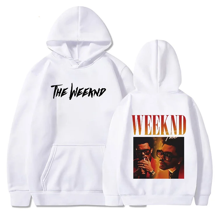 The Weekend Printed Pullover Hoodies Sweatshirts Hip Hop Oversized Hoodie at Hiphopee