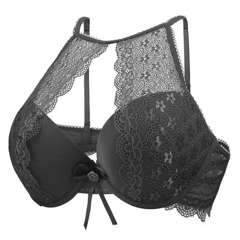 Women Sexy Lace Bra Push Up Brassiere Lingerie Underwear Femme Seamless Bra Intimates Lace Bralette Crop Top Bras For Women