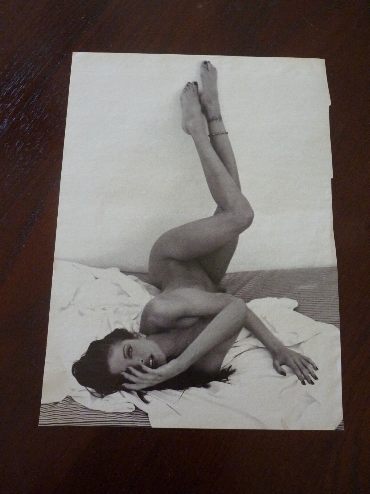 Stephanie Seymour Playboy PAGE ONLY Sexy Actor 8x10 Promo Photo Poster painting