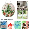 Christmas Decoration Tree 2D Flat DIY Diamond Painting Pendant 9.84x9.84in