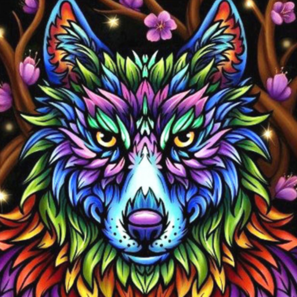 

Wolf - Round Drill Diamond Painting - 30*30CM, 501 Original