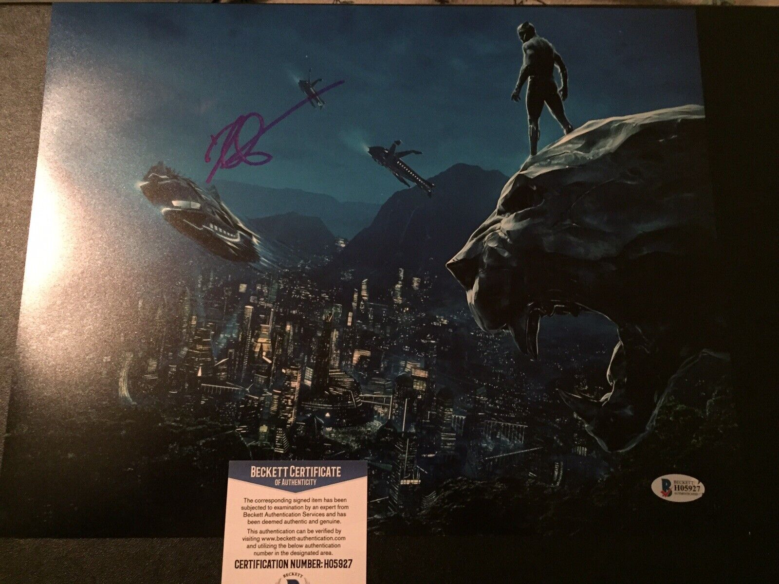 Ryan Coogler Signed 11x14 Photo Poster painting Pic Black Panther Beckett Coa