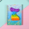 Novelty Pressure Release Cartoon A5 Portable Writing Paper Notebooks Adult Student Kids Cute Stationery Gift