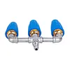 3 in 1 Pressures Washer Turbo Nozzle with 1/4 Inch Quick Connection 360 Degree Rotating Tip Turbo Nozzle 4000 PSI for Garden Car Concrete Brick