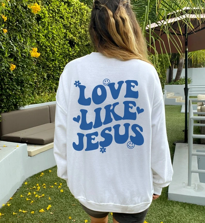 LOVE LIKE JESUS CREWNECK  August Lemonade