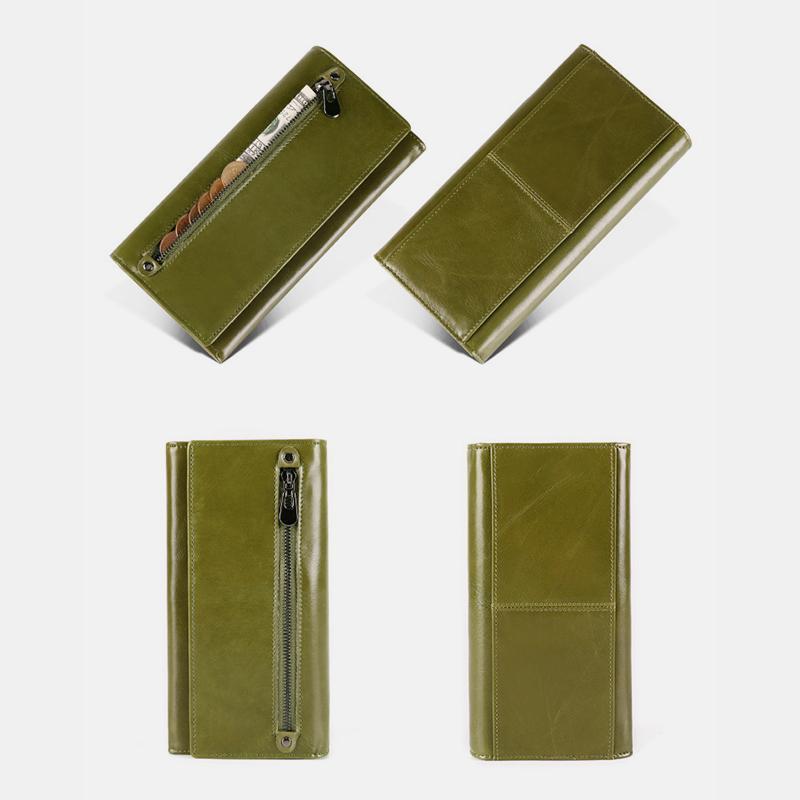 Genuine Leather RFID Vintage Wallet