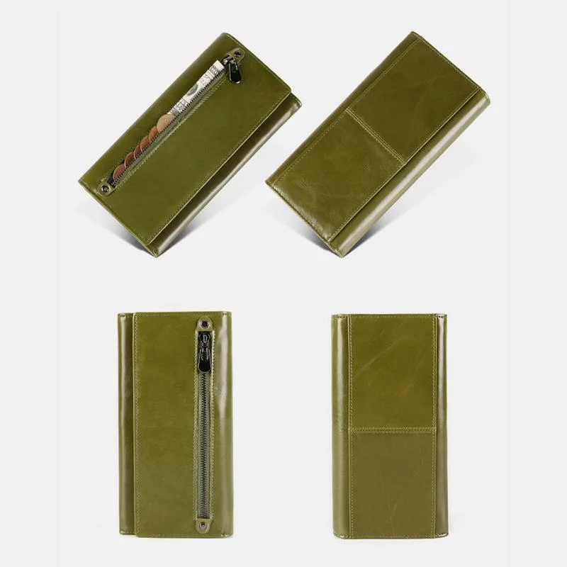 Genuine Leather RFID Vintage Wallet