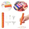 Diamantmaler-Stifte mit 5-Spitzen-Federn 5D Diamantmalerkunst-Stiftpicker-Kits 11,5x1,7 cm f&uuml;r DIY-Bastel, komfortablen Griff und schnelleres Bohren (