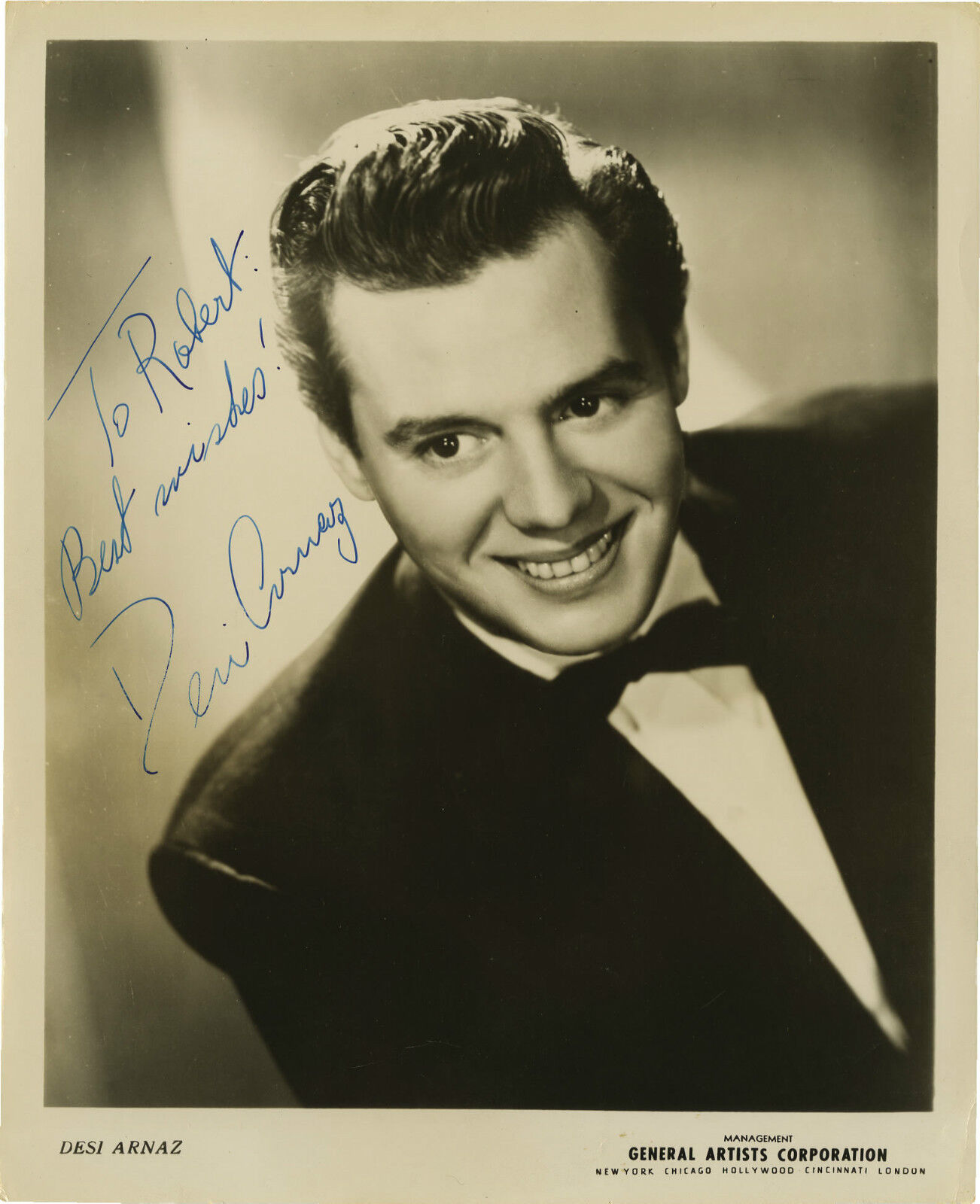 DESI ARNAZ Signed Photo Poster paintinggraph - TV & Film Star Actor - preprint