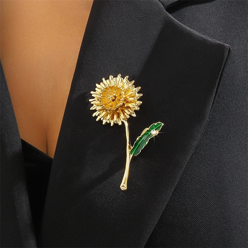 Sweet Pin Dandelion Alloy Women’s Brooches