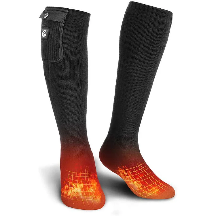 Unisex Foot Warmer Heated Ski Socks
