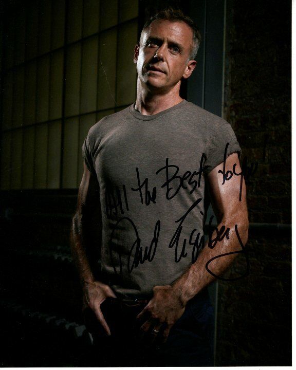 DAVID EIGENBERG signed 8x10 CHICAGO FIRE MED P.D. CHRISTOPHER HERRMANN Photo Poster painting