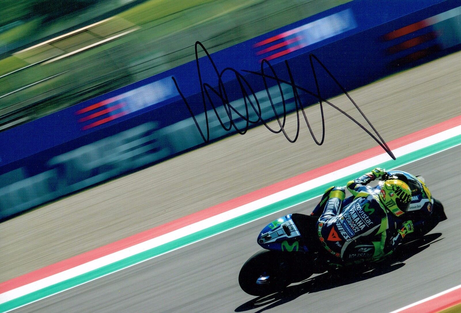 VALENTINO ROSSI Autograph 2017 SIGNED 12X8 Yamaha Photo Poster painting 3 AFTAL COA The Doctor