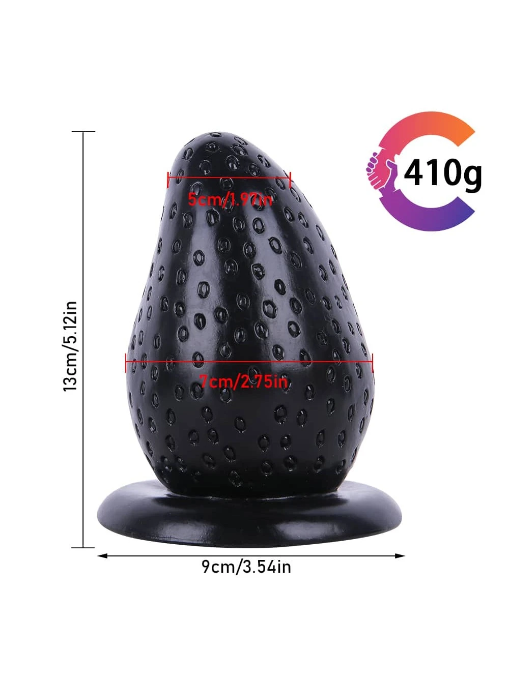 Big Strawberry Anal Plug