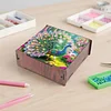 Diamond Painting Wooden Peacock 4 Slots Diamond Painting Storage Box for Adult Beginner