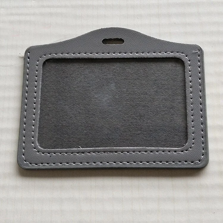 New Candy Color Card Holder Protect Cover Case Business Credit Card Work ID Card Badge Holder Office Supplies