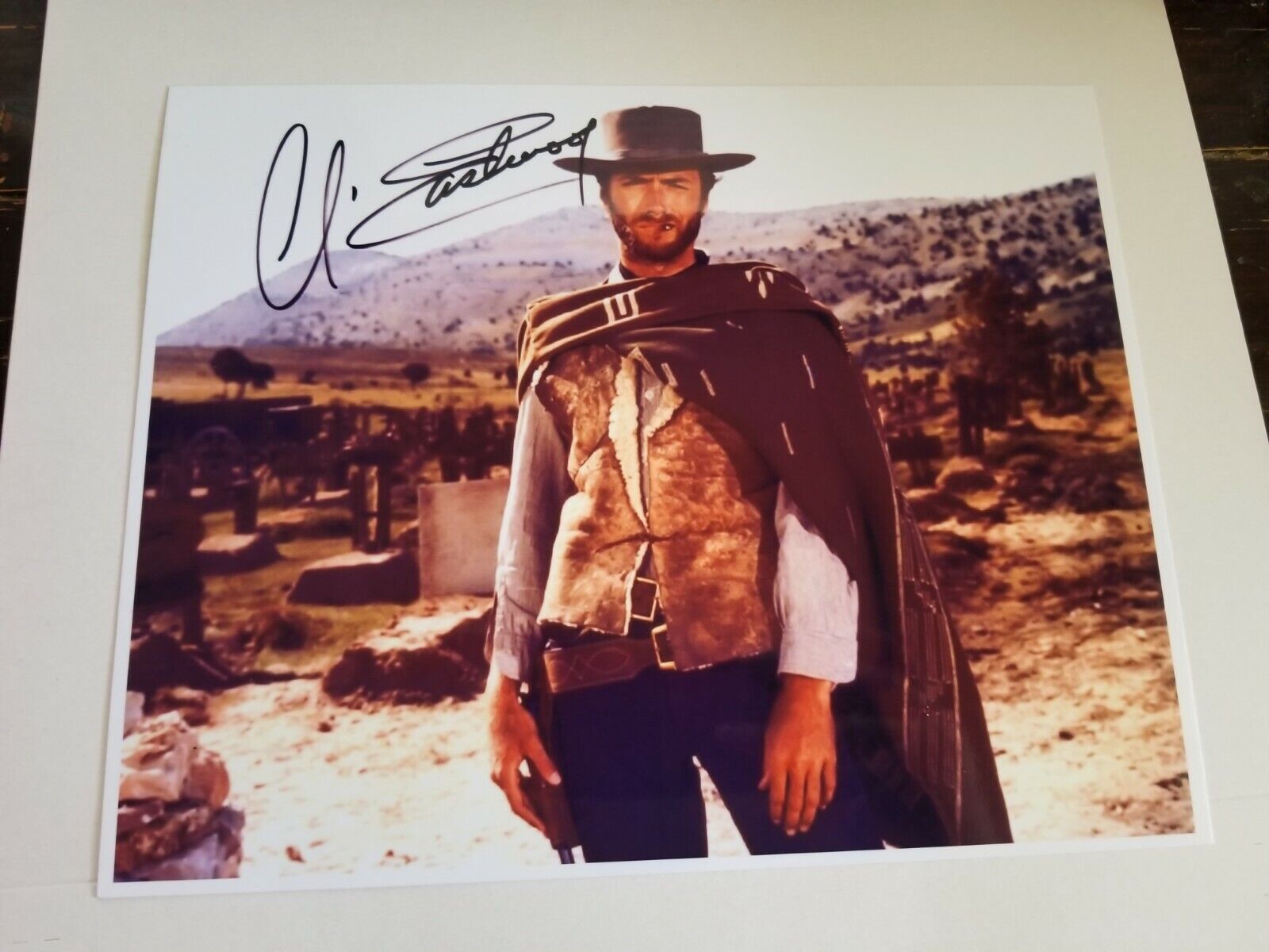 Clint Eastwood Signed 8x10 Photo Poster painting RP -  Shipping!!