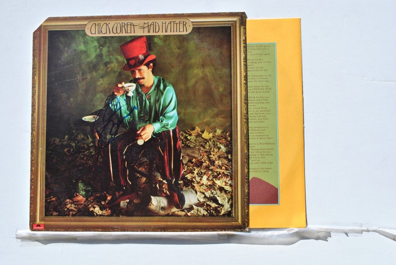 CHICK COREA The Mad HATTER Signed AlbumReturn To Forever wcoa