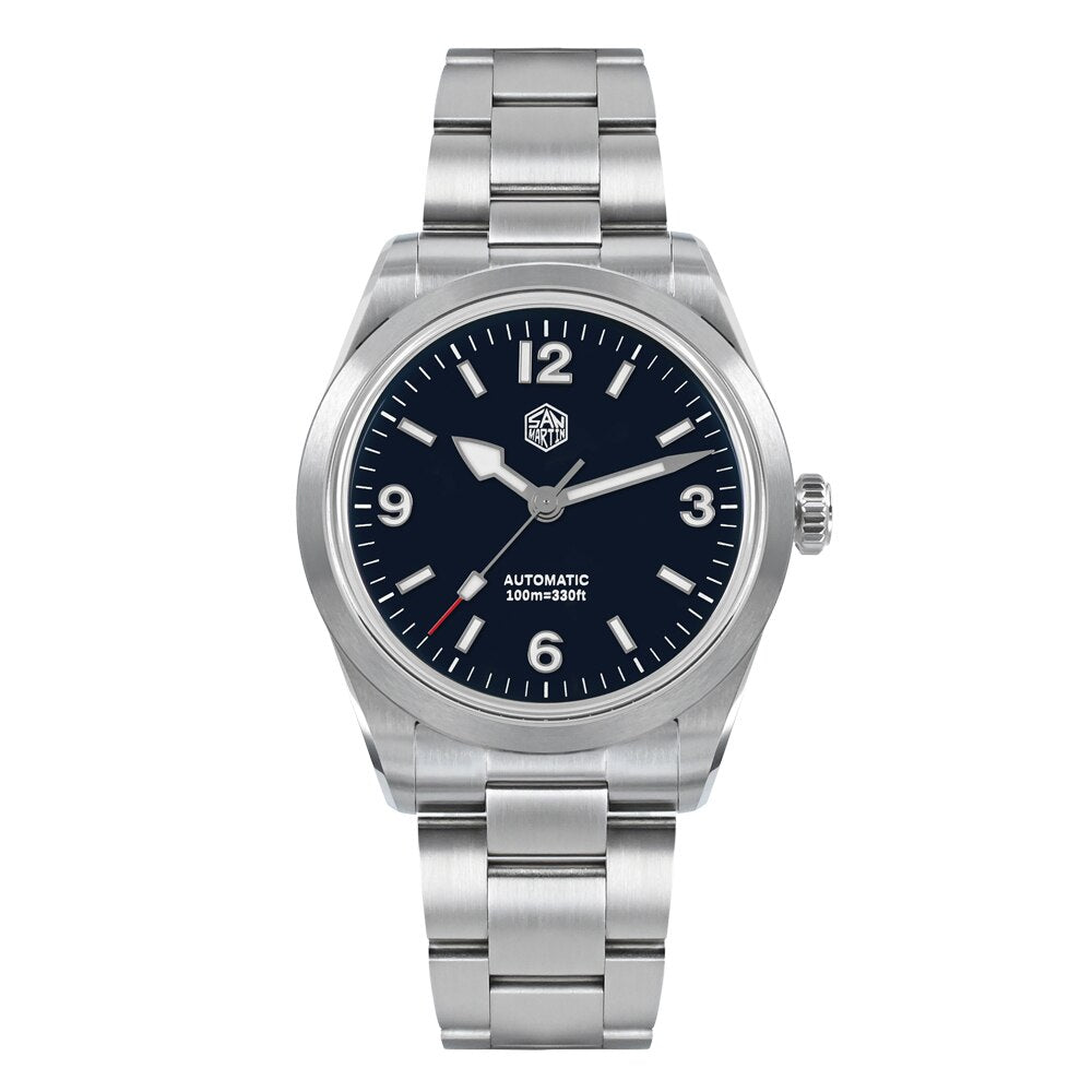 ★Summer Sale★San Martin 38mm Enamel Dial Explore Watch SN0107-G4 San Martin Watch san martin watchSan Martin Watch