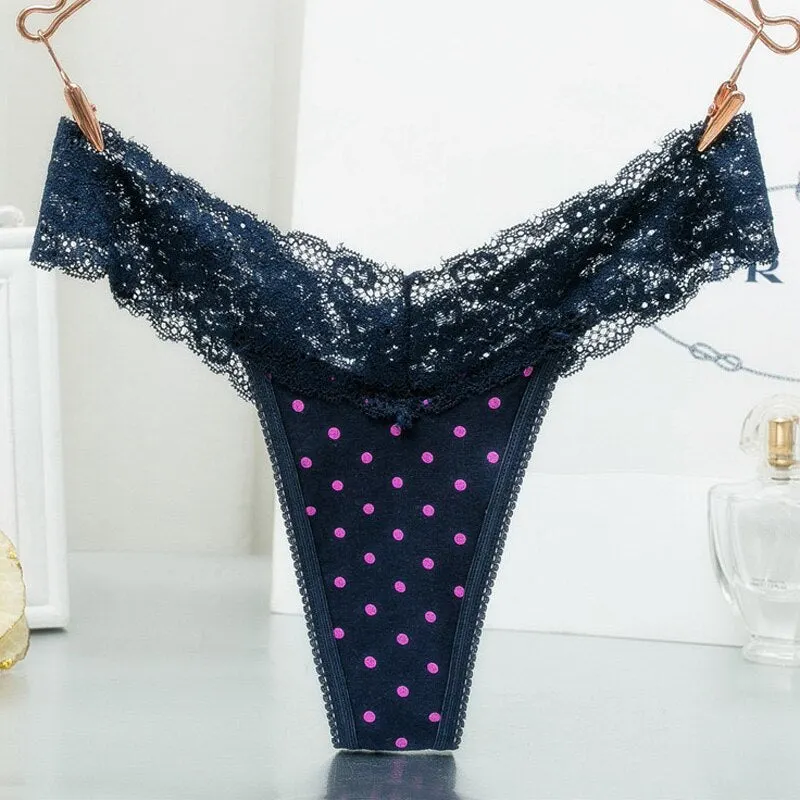 TERMEZY Amazing Women Sexy Lace Lingerie G String Low-waist Panties Temptation Underwear T-back Thong Japan Style Knickers