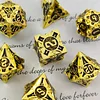 Metal DND Dice Set Dungeons & Dragons Dice Set Polyhedron for RPG Board Games Tabletop Game Accessories