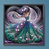 Beaut&eacute; avec belle peinture diamant en forme de skirt_special-30 * 30cm