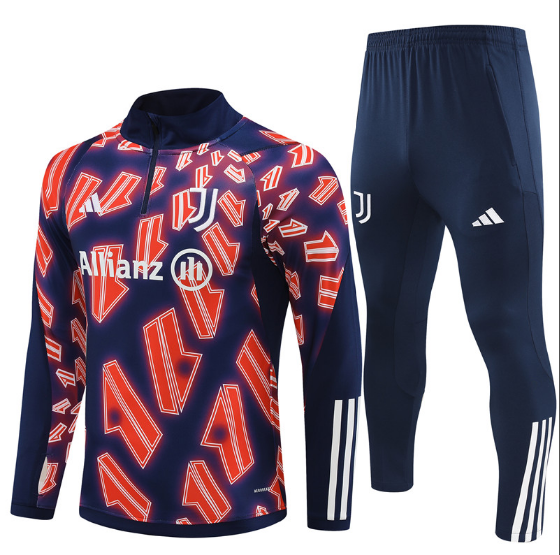 23/24 Juventus Half-Pull Training Kit Football Thai Quality