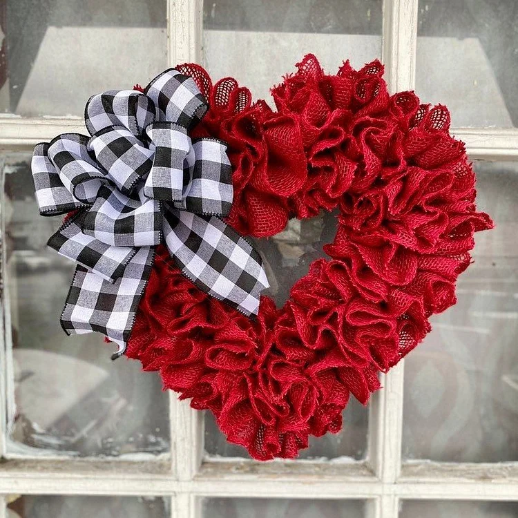 Love Heart Holiday Wreath