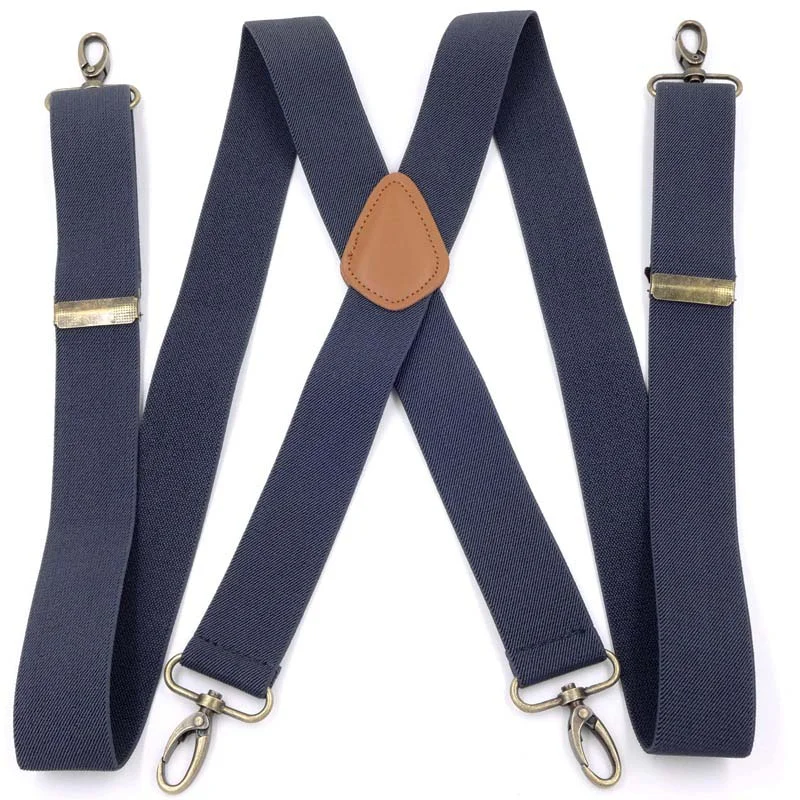Trousers Elastic Shoulder Strap Hook Buckle Suspenders Clip-inspireuse