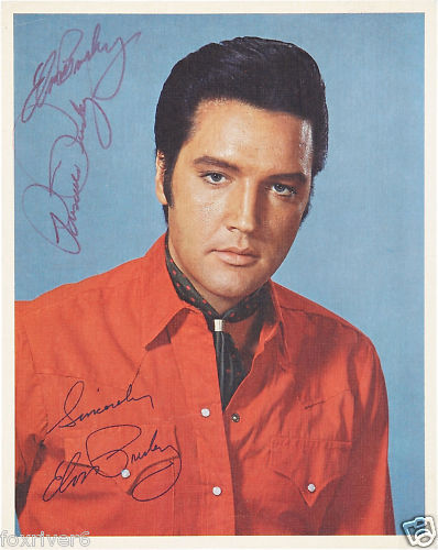 ELVIS PRESLEY Signed Photo Poster paintinggraph - Rock and Roll Star Singer / Vocalist preprint