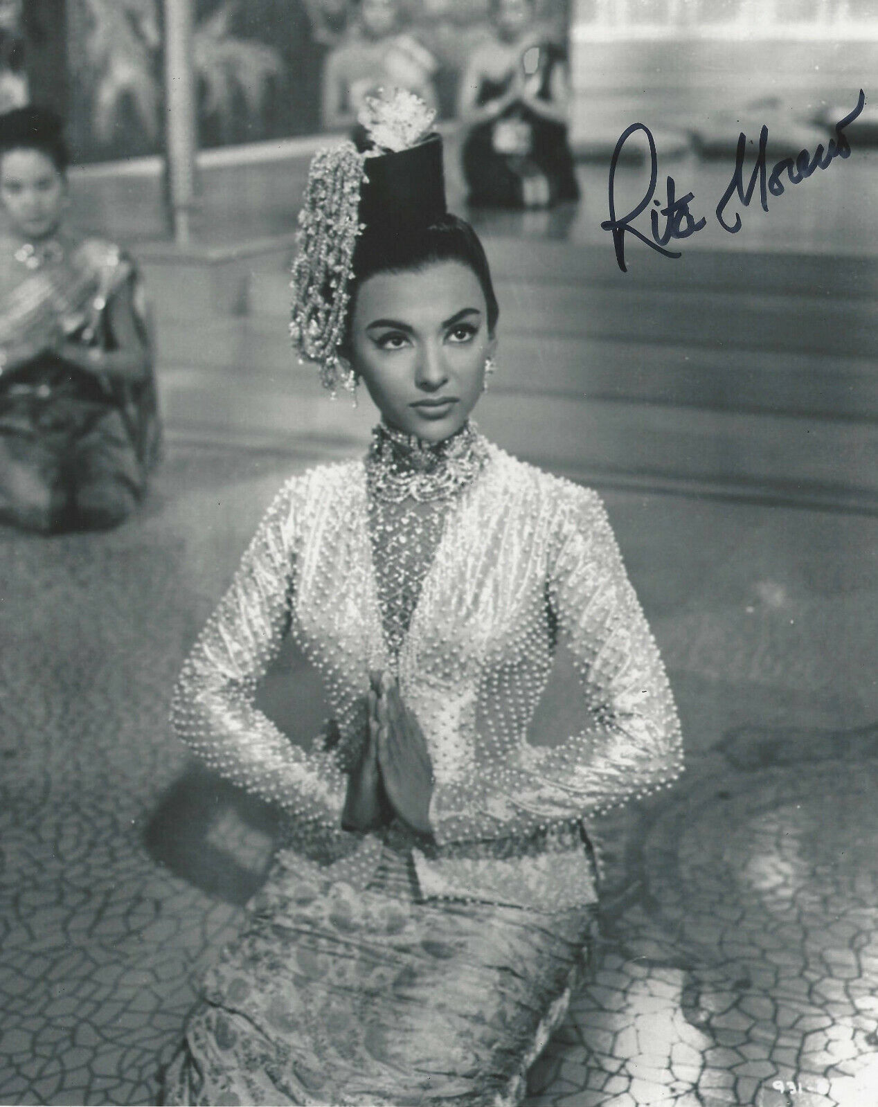 RITA MORENO SIGNED 'THE KING AND I' 8x10 MOVIE Photo Poster painting SEXY ACTRESS w/COA ACTRESS