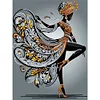 Dancing Lady-Crystal Rhinestone Diamond Painting
