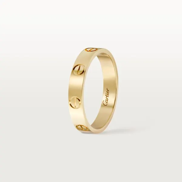 Love wedding band Yellow gold