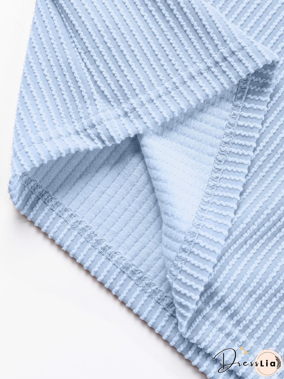 Versatile Colorblock Ribbed Knit Tee