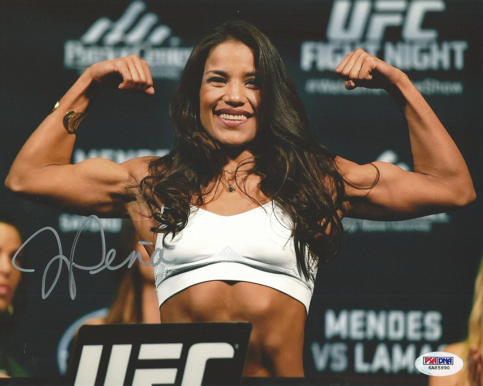 Julianna Pena Signed UFC 8x10 Photo Poster painting PSA/DNA COA The Ultimate Fighter 18 Auto'd 1