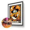 40x60cm halloween canard 5d bricolage plein exercice rond diamant peinture kit décoration intérieure