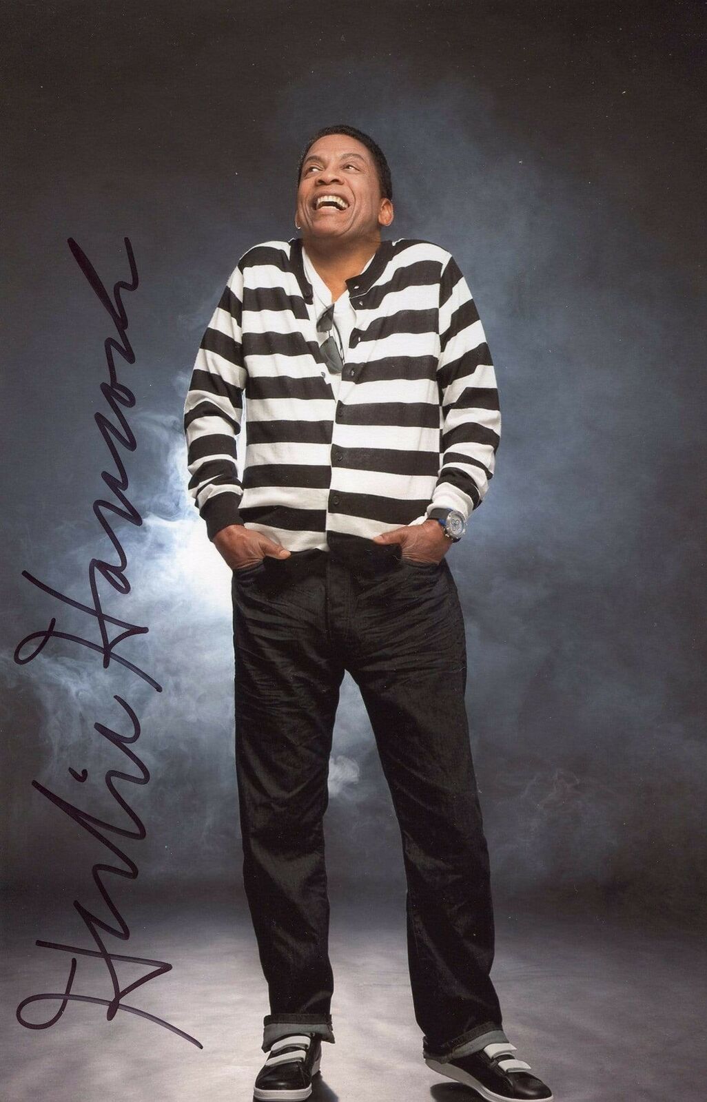 Herbie Hancock PIANIST autograph, signed Photo Poster painting