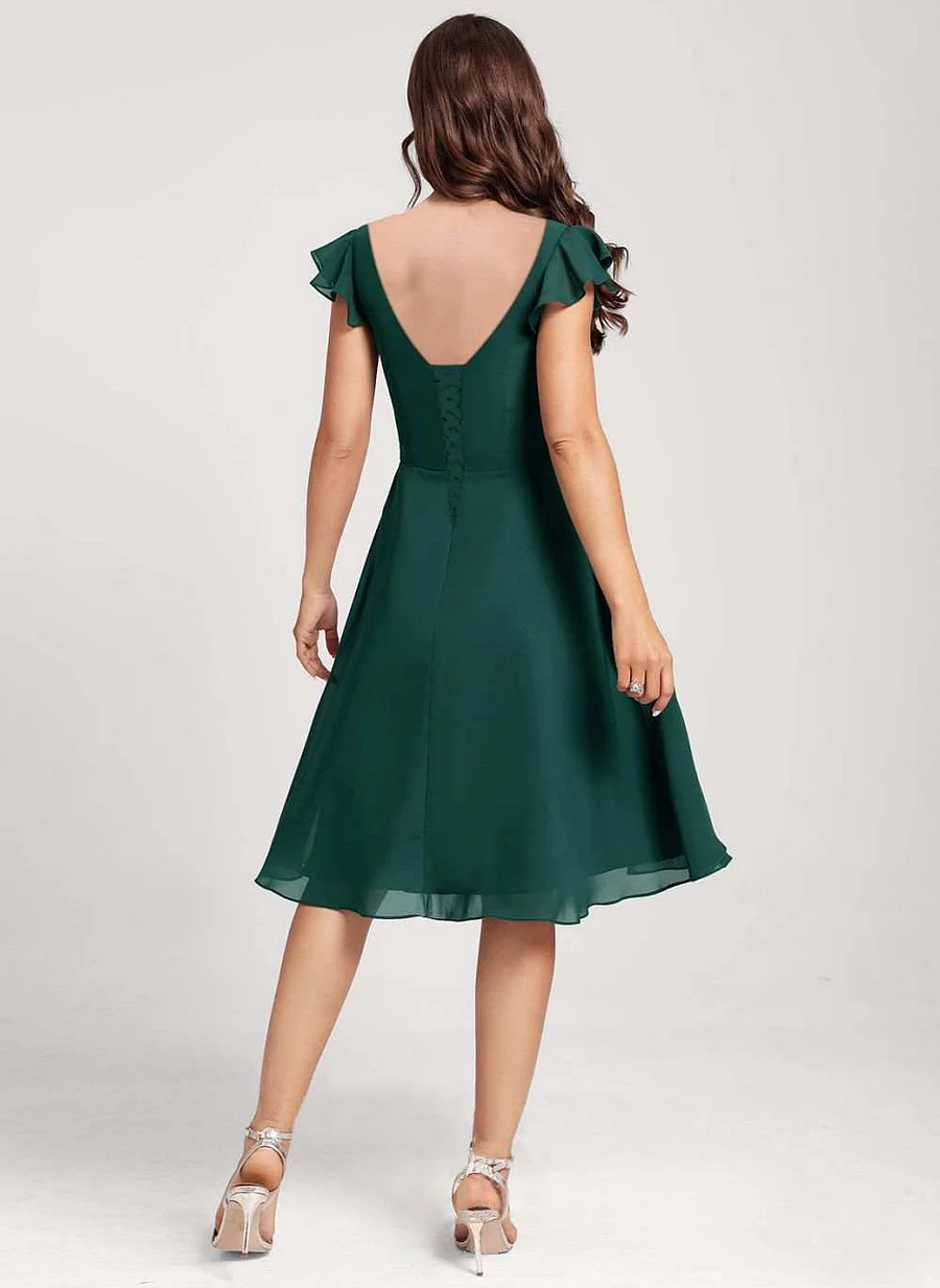 dark green v neck dress Dark Green 3/4 Sleeve V Neck Velour Sequin Pencil Wiggle Dress – Pretty  Kitty Fashion main image 0