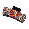 Mandala DIY Diamond Painting Claw Clips for Adults Beginners Diamond Art Western Hair Clips Anti-Slip Design for Women Long Short Hairstyle Jewelry Supplies