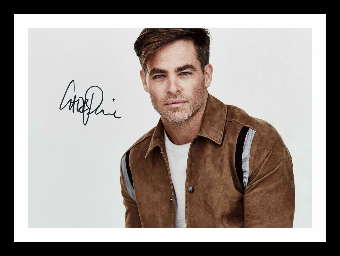 Chris Pine Autograph Signed & Framed Photo Poster painting