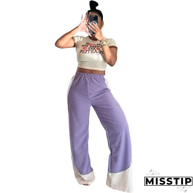 Women's American Retro Casual Straight Draped Loose Pants