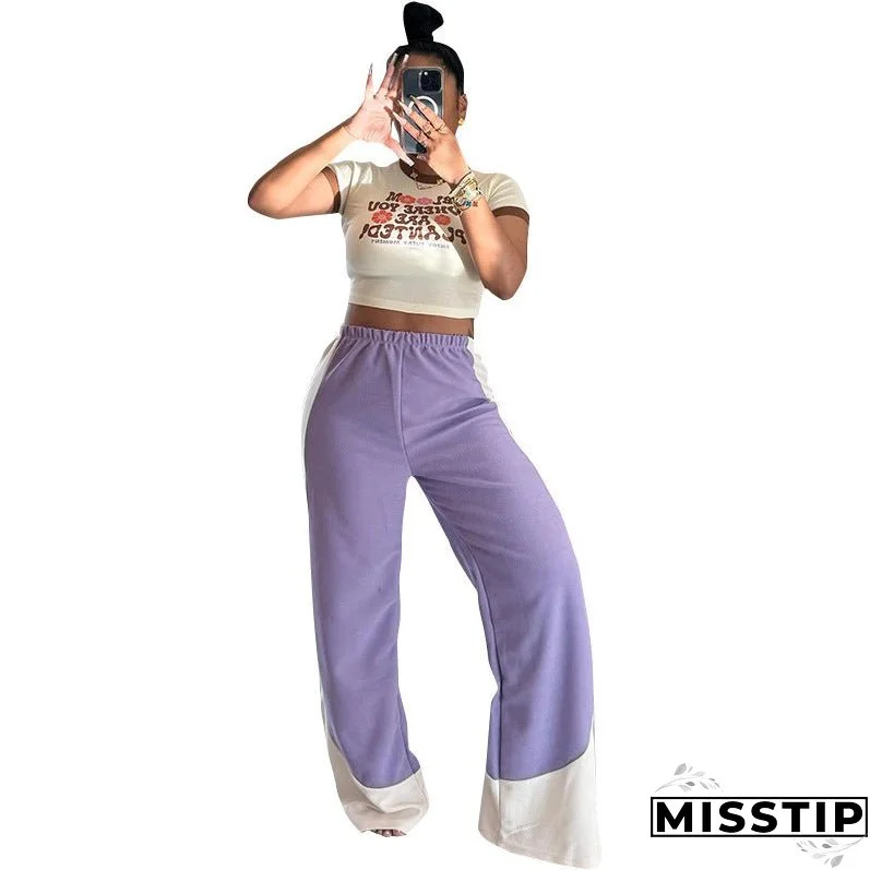 Women's American Retro Casual Straight Draped Loose Pants