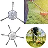 Steel Wire Grass Trimmer Head Cutting Head Weeding Wheel for Home Garden Parking