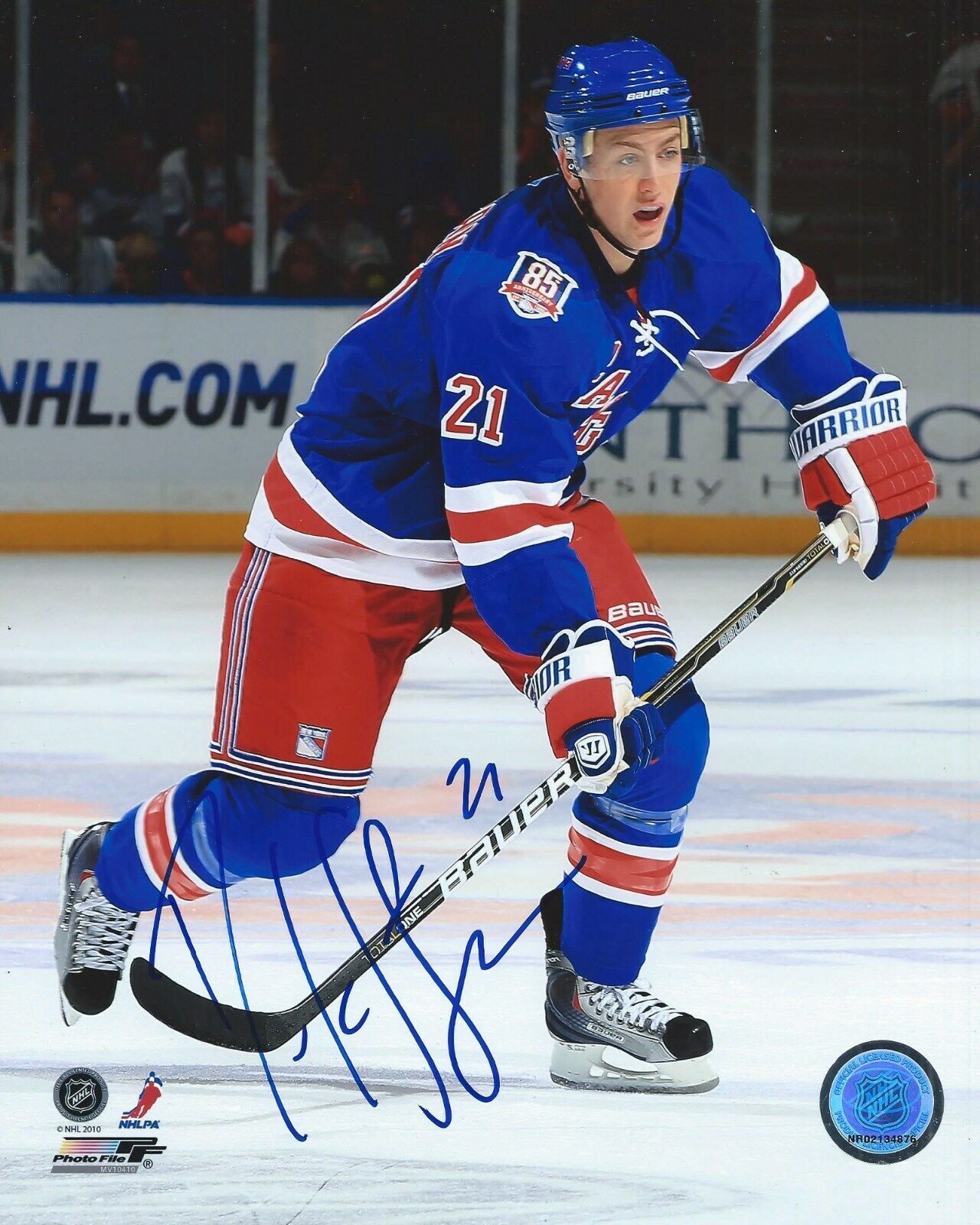 Derek Stepan Signed 8x10 Photo Poster painting New York Rangers Autographed COA