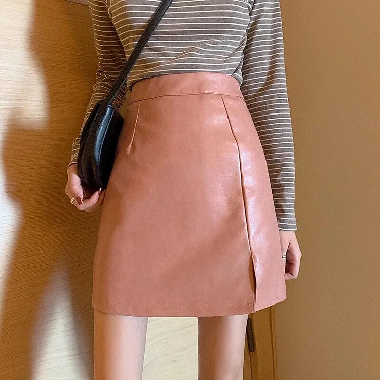 Autumn Vintage High Waist Short Mini Skirt SP15169