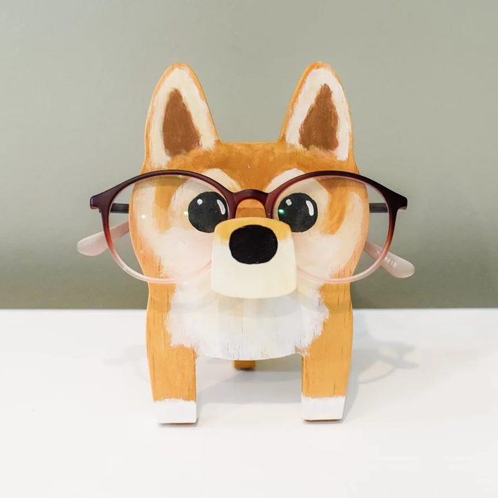 Shiba Inu Glasses Stand, Gift For Mother