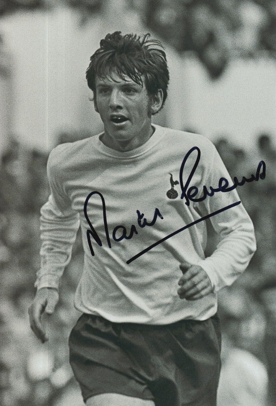 Martin Peters Hand Signed Tottenham Hotspur 12x8 Photo Poster painting 2.